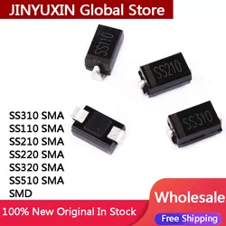 100PCS Assorted Schottky Barrier Diodes SMD Package (SS26 SMA)