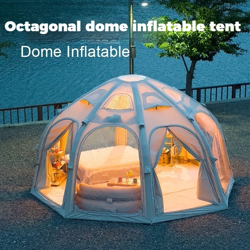Inflatable Tent Ball-shaped Starry Sky Dome Tent Oxford cloth 2 years free warranty inflatable tent