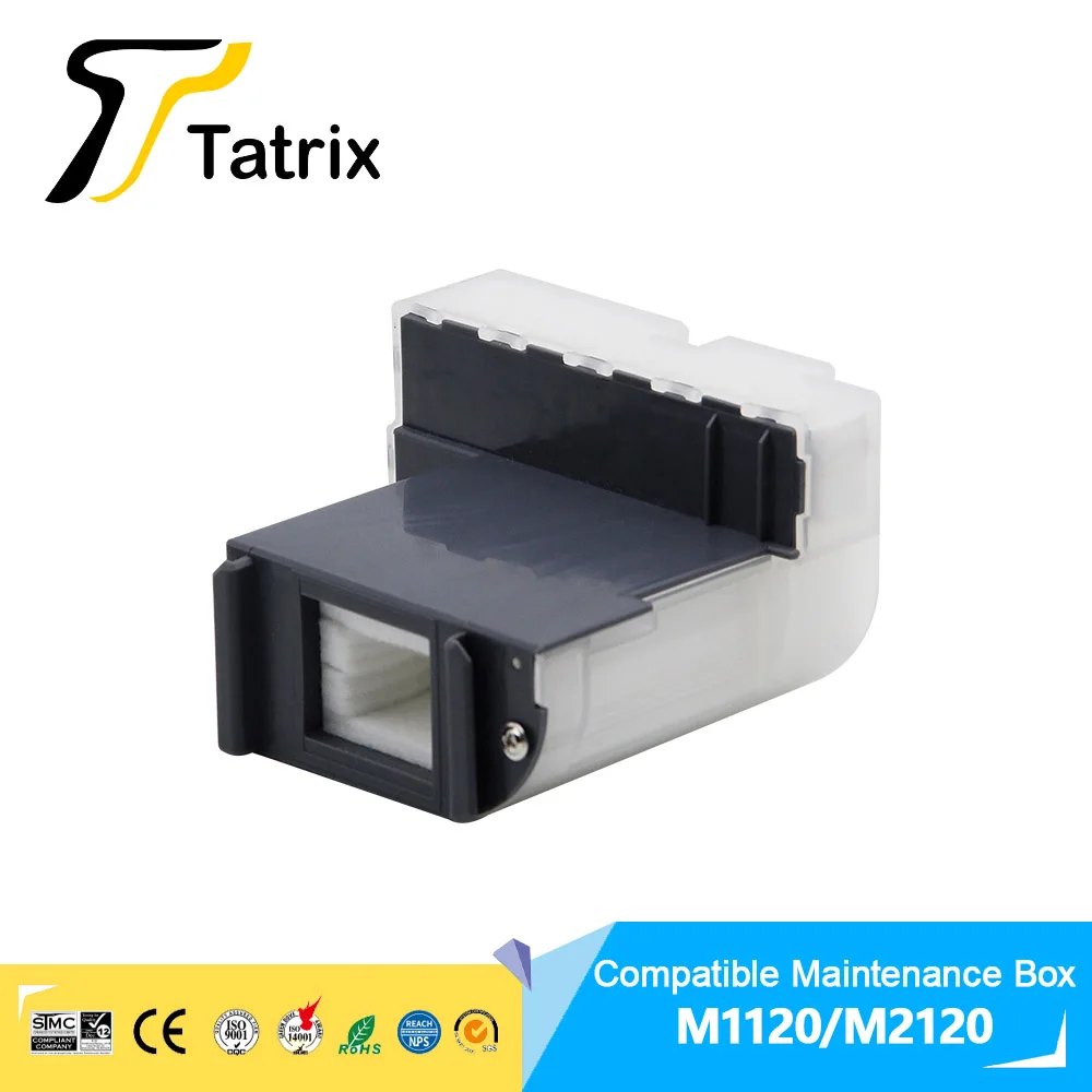 Tatrix – tampon d'encre pour imprimante Epson M1100 M1120  M1108/M1120/M1128/M1129/M2120/M2128, avec boîte d'entretien Premium