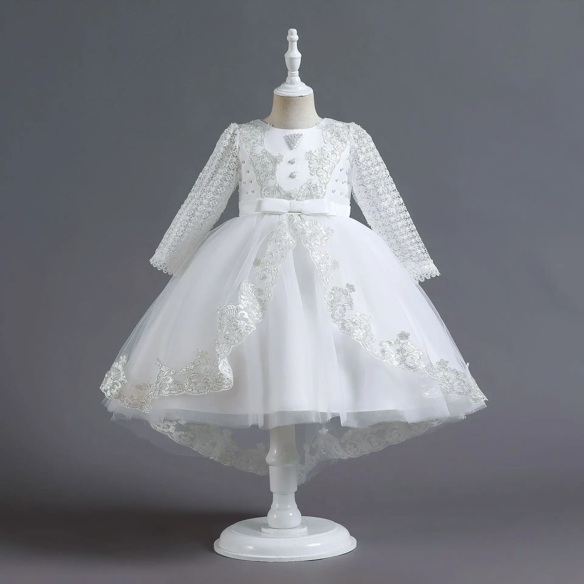 

New Children's Dress Tailed Butterfly Princess Dress High end Piano Performance Dress for Female Flower Children