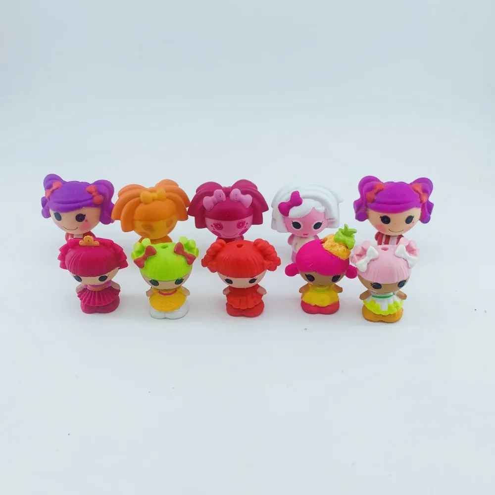 

10 шт., фигурки героев мультфильмов, 3/4 см