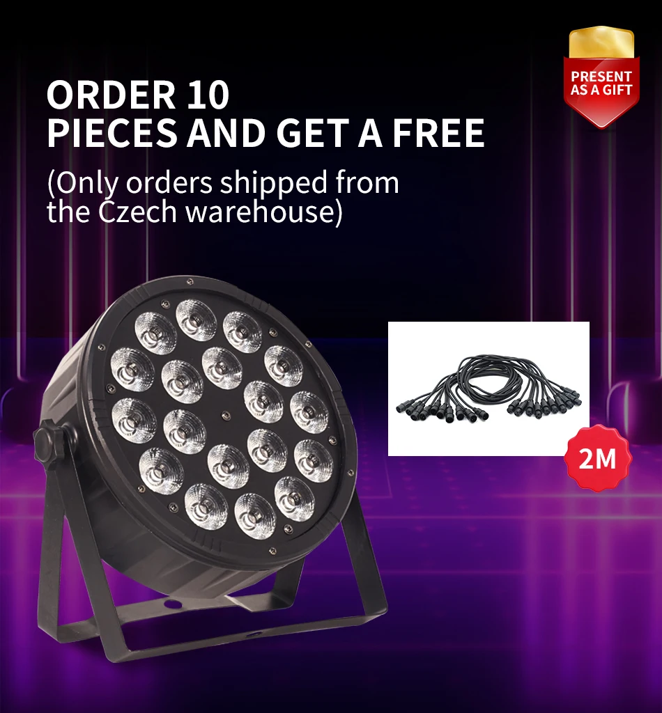 LED  Ʈ, RGBWA + UV 6IN1  , DMX512   Ʈ,   Ʈ,  DJ , 18x12 W, 4  1