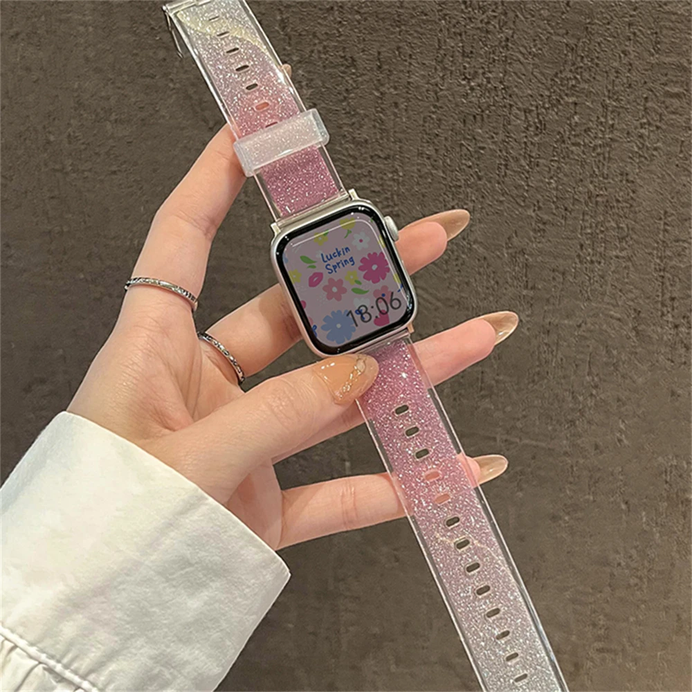 Luxury Glitter Bling Gradient Band For Apple Watch