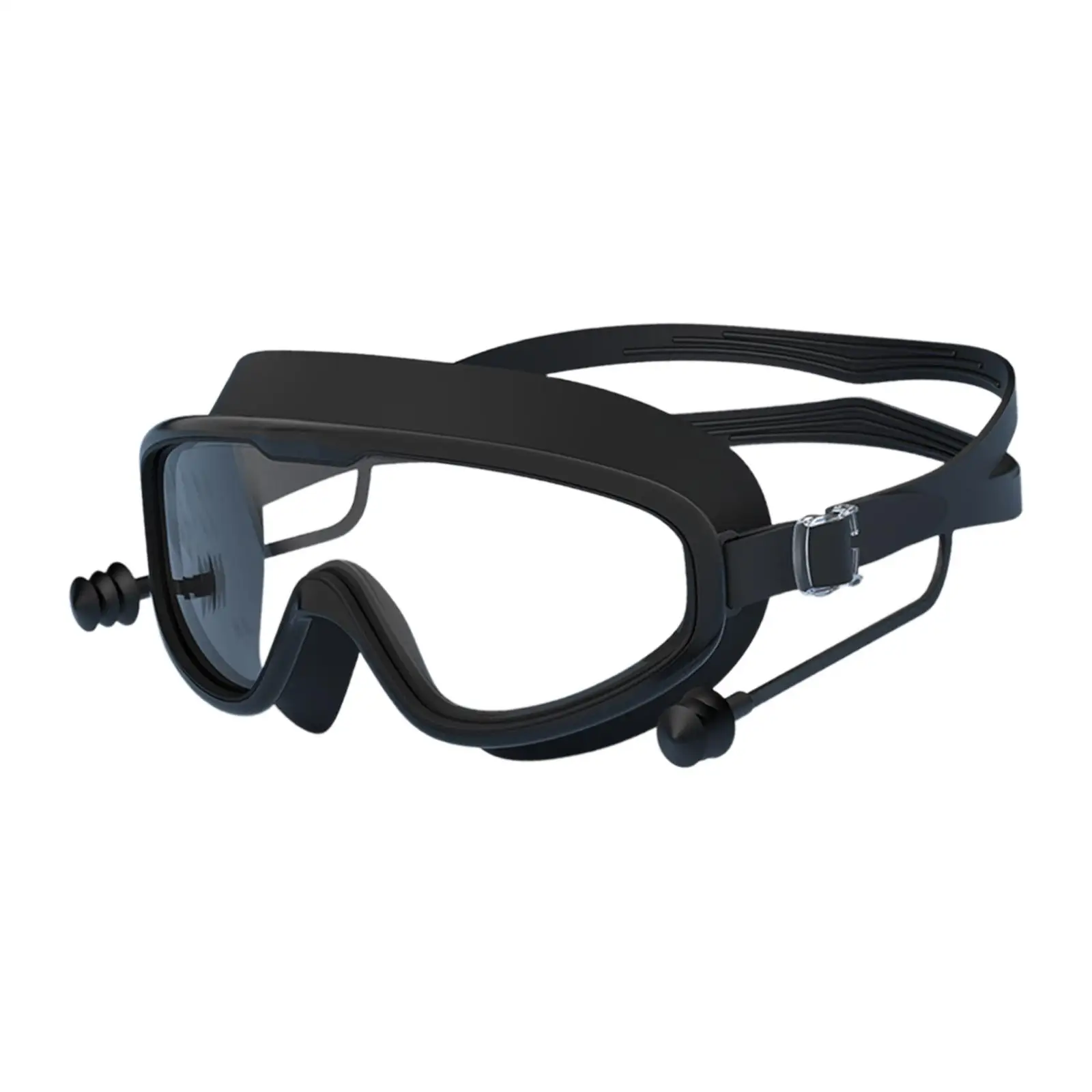 Swim Glasses Beach Eyewear Diving Waterproof Swimming Goggles with Ear Plug