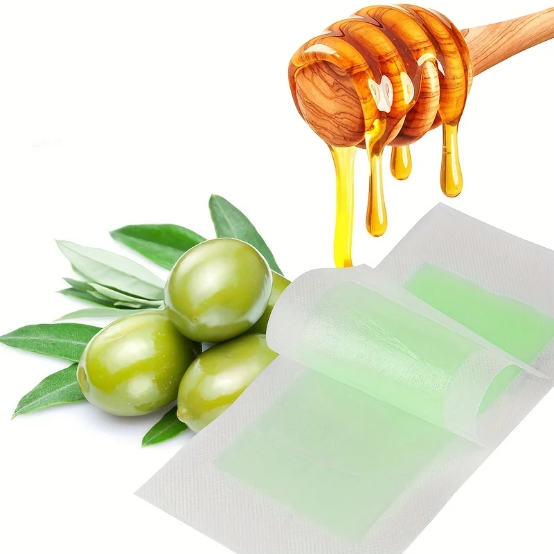 Professional Hair Removal Wax Strips For Men And Women Depilation Double Sided Cold Wax Paper For Leg Body Face Useful 3
