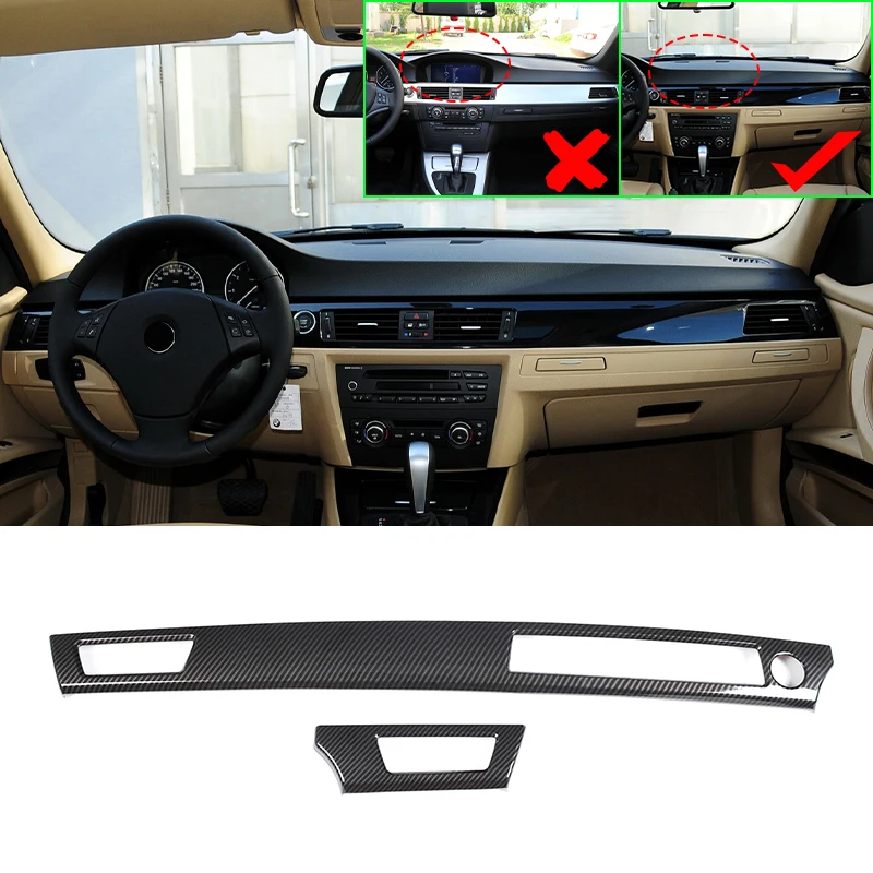 3D Carbon Fiber Carbon Fiber Sticker For BMW E90 Air Conditioning CD Panel  Decorative Cover Trim Auto Interior Accessories And Car Styling From  Lewis99, $34.74