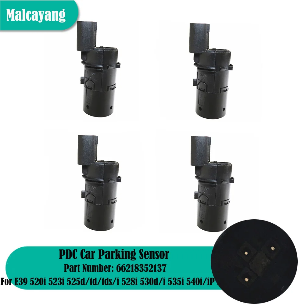 

Auto Parts 4PCS PDC Parking Sensor Reversing Radar For E39 520i 523i 525d/td/tds/i 528i 530d/i 535i 540i/iP M5 66218352137 Sedan