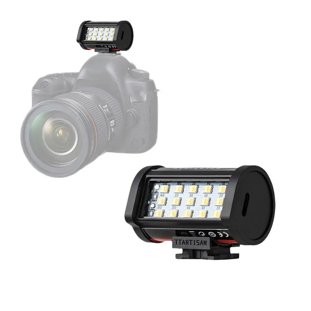 TTArtisan Magnetic LED Light Rechargeable for Camera Lens Photography Blog Live Streaming 5W Fill Light