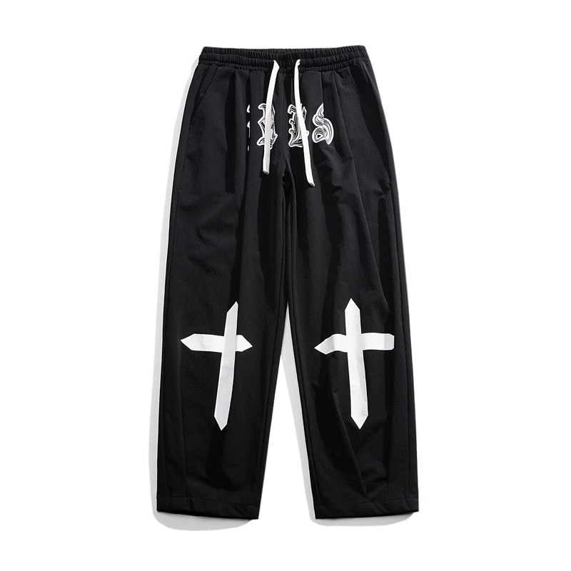 Men's Joggers Ninja Star - All Over print Black/White – RareForm Style