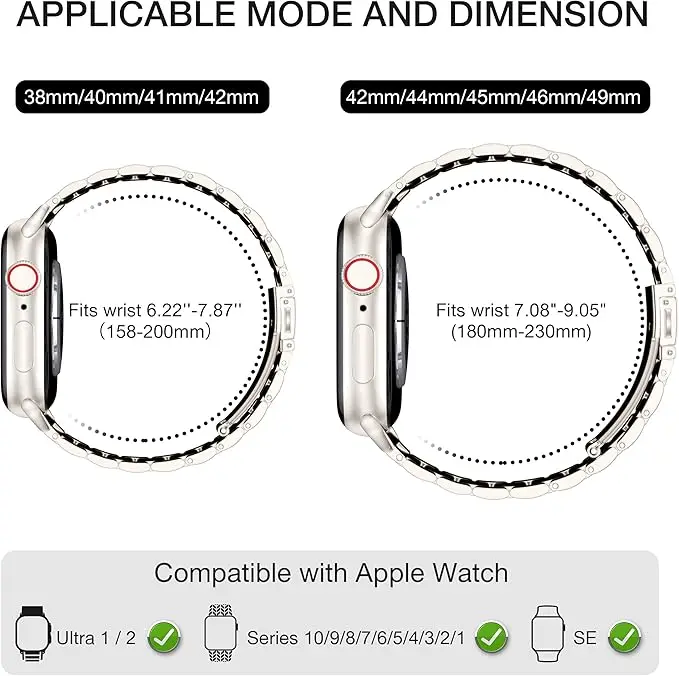 Premium Stainless Steel Watch Strap Bracelet