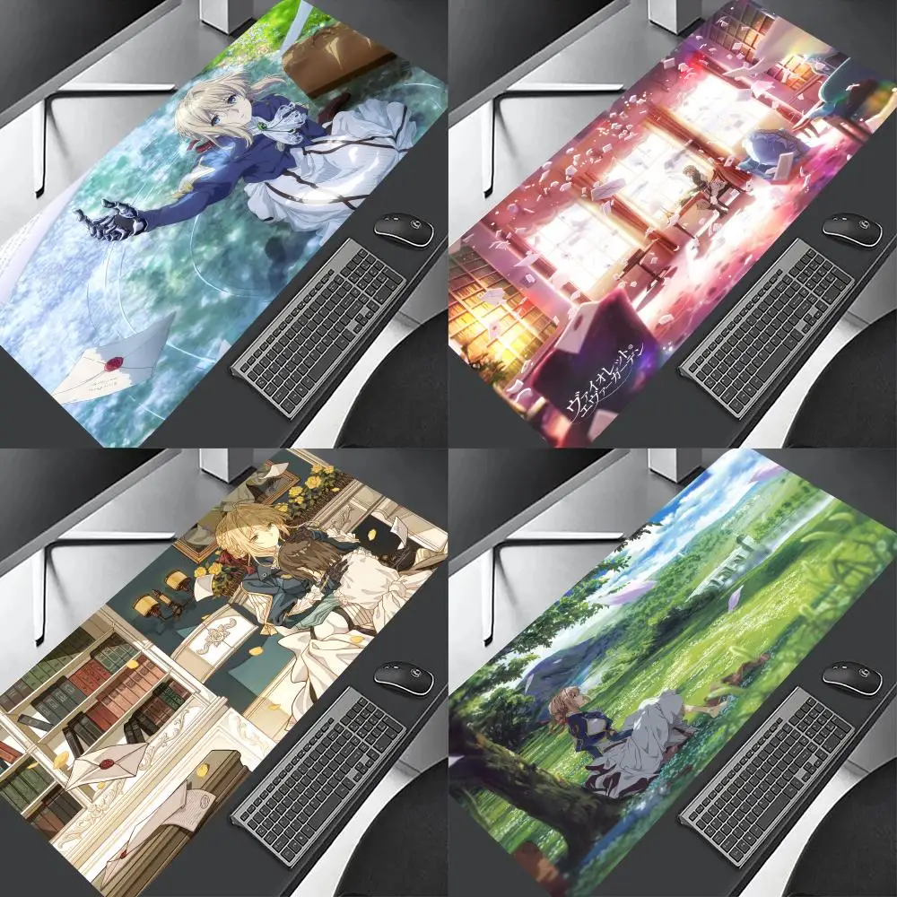 Cartoon V-Violets Evergardens  Mouse Pad Professional E-Sports Mouse Pad Fine Surface Gaming Rubber Mouse Pad Smooth Desk Pad