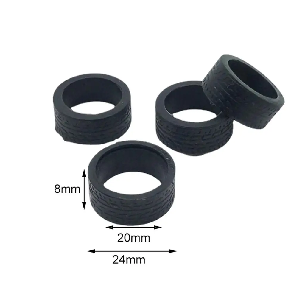 Racing Car Rubber Tires Wheel Tyres for WLtoys K969 K989 K999 1/28 4WD Racing Car Hobby Model Spare Parts Accessories