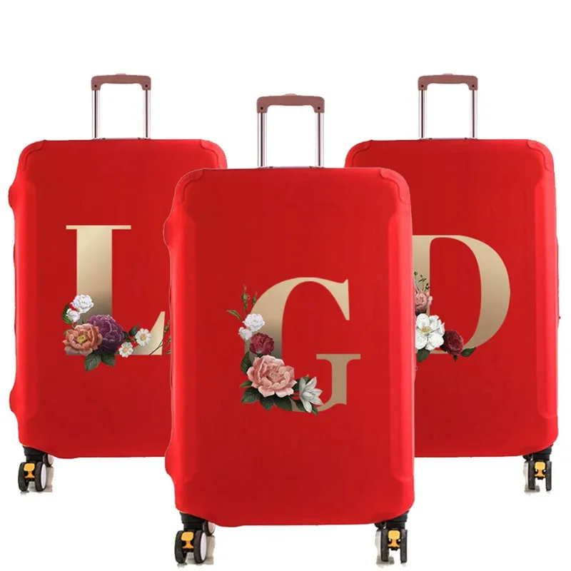 

Чемодан для путешествий, пылезащитный эластичный Чехол для багажа на колесиках 18-28 дюймов, аксессуары для путешествий серии Чехол Gold