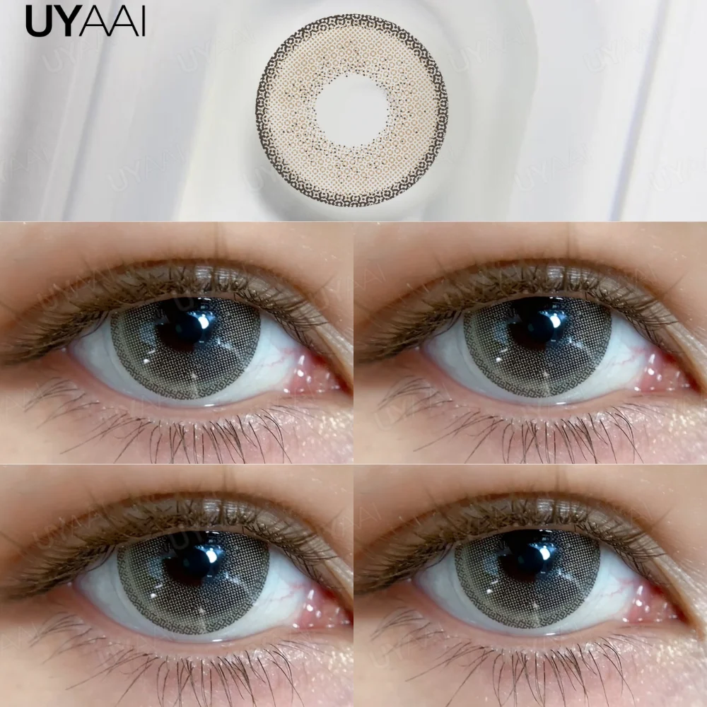 Vibrant Blue Cosmetic Contact Lenses for Eye Color Transformation - 2 Pack