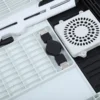 Adjustable Laptop Desk Laptop Notebook PC Folding Portable Car Bed Sofa Desk Stand Table Tray Cool Fan Lightweight Laptop Desk 4