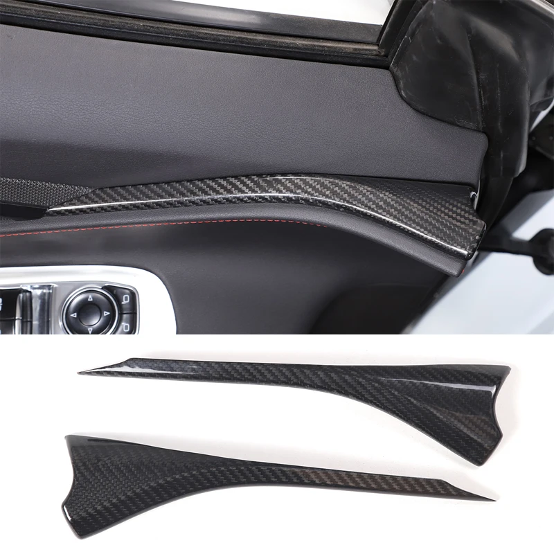 

Real Carbon Fiber Interior Window Door Panel Trim Cover Inner Sticker Strip For Chevrolet Corvette C8 Stingray Z51 Z06 2020-2023