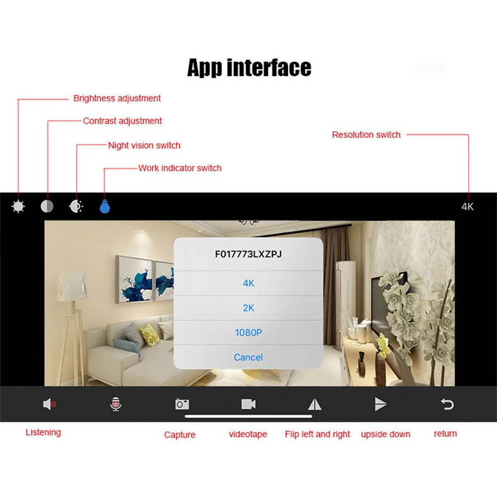 미니 무선 카메라 DIY 모듈 보모 캠, 1080p 와이파이 캠, 광각 모션 감지 알람 및 레코드 지지대 전화 앱