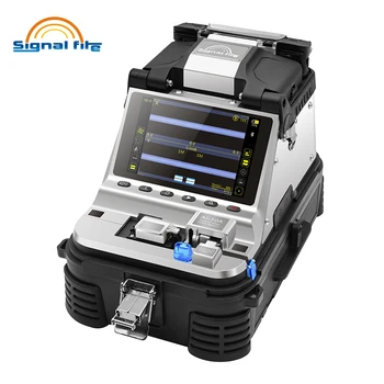 Signalfire AI-10A AI-20 AI-30 Fiber Fusion Splicer With Electric Cleaver Splicing Machine 6 Motors Automatic Core Alignment