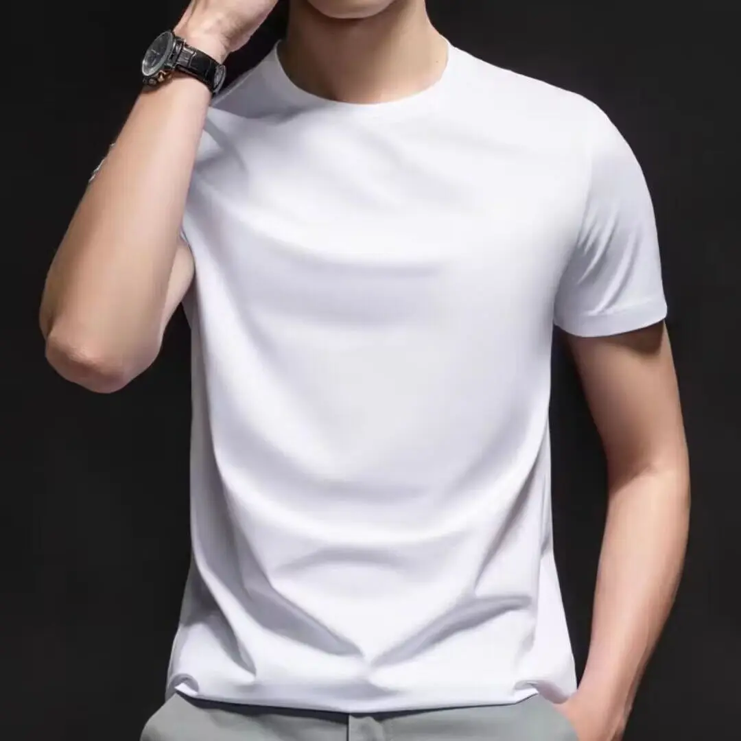 1 piece of pure white short sleeves