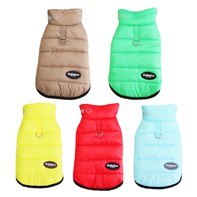 WinterDogDownJacketFleeceLiningWarmDogClothesforSmallDogs