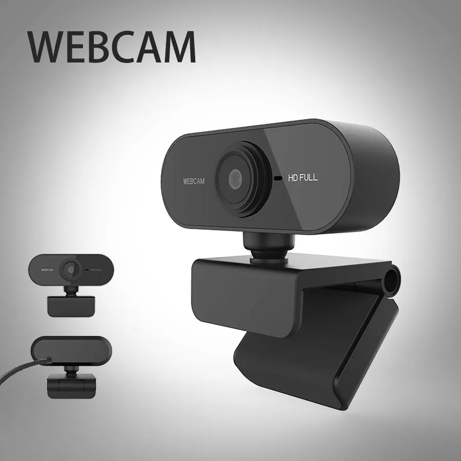 HD 1080P network camera with microphone USB plug suitable for rotating mini cameras on PCs, laptops, and camera pc webcam pc web camera computer camera