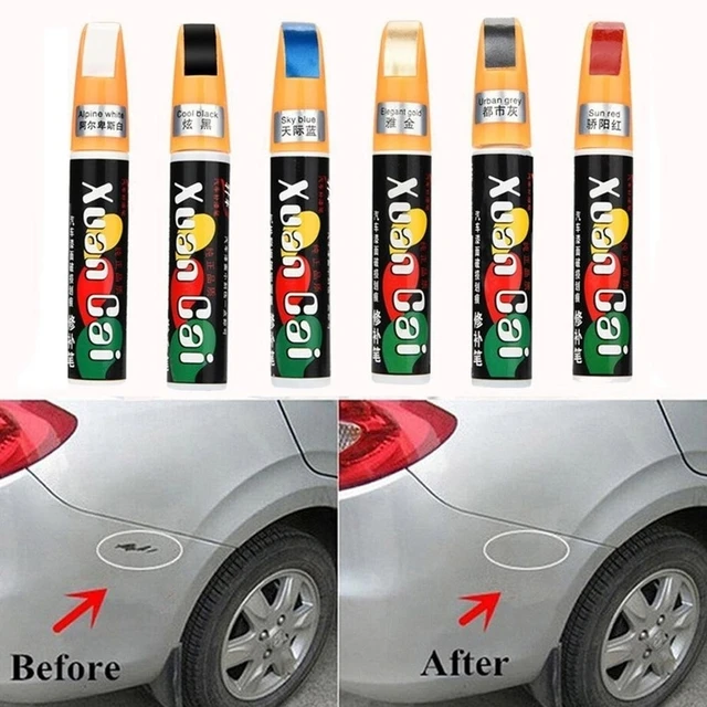 1pc 12ml Car Paint Repair Pen Black Clear Scratch Remover Touch Up Pen  Accessory