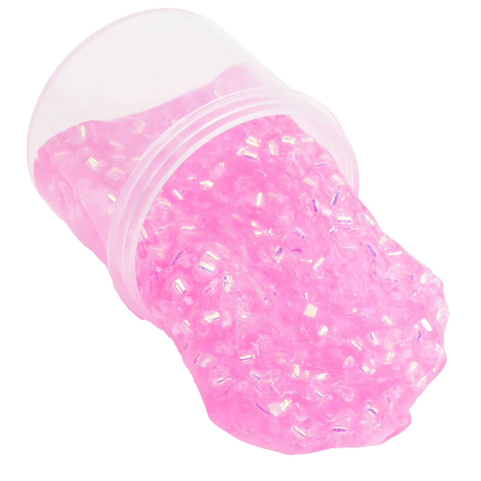 Slime Kit Modelling Clay Fluffy Slime 2.37oz Crystal Slime Glitter Plastic Beads DIY Slime Set Crunchy Super Soft Non-Sticky Mud For Kids Ideal Birthday Party Favor