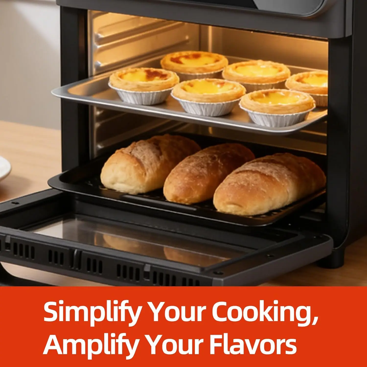 مقلاة هوائية فرن 10 لتر رقمية