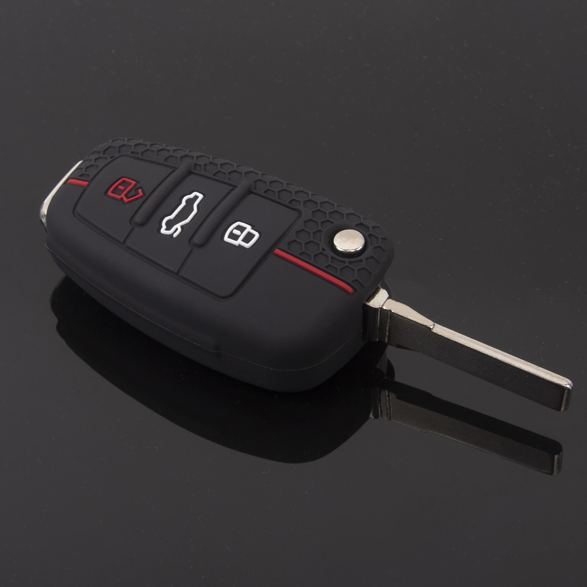 1 Pcs Silicone Car Key Fob Cover For Audi A1 A3 A6 C5 C6 Q3 Q2 Q7 TT TTS R8 S3 S6 RS3 RS6 A4
