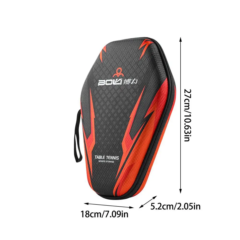 Description Picture 3 of itemTable Tennis Racket Bag Dustproof Waterproof Anti-collision Case Rackets arge Pong Accessories Hard Storage Capacity L6W1