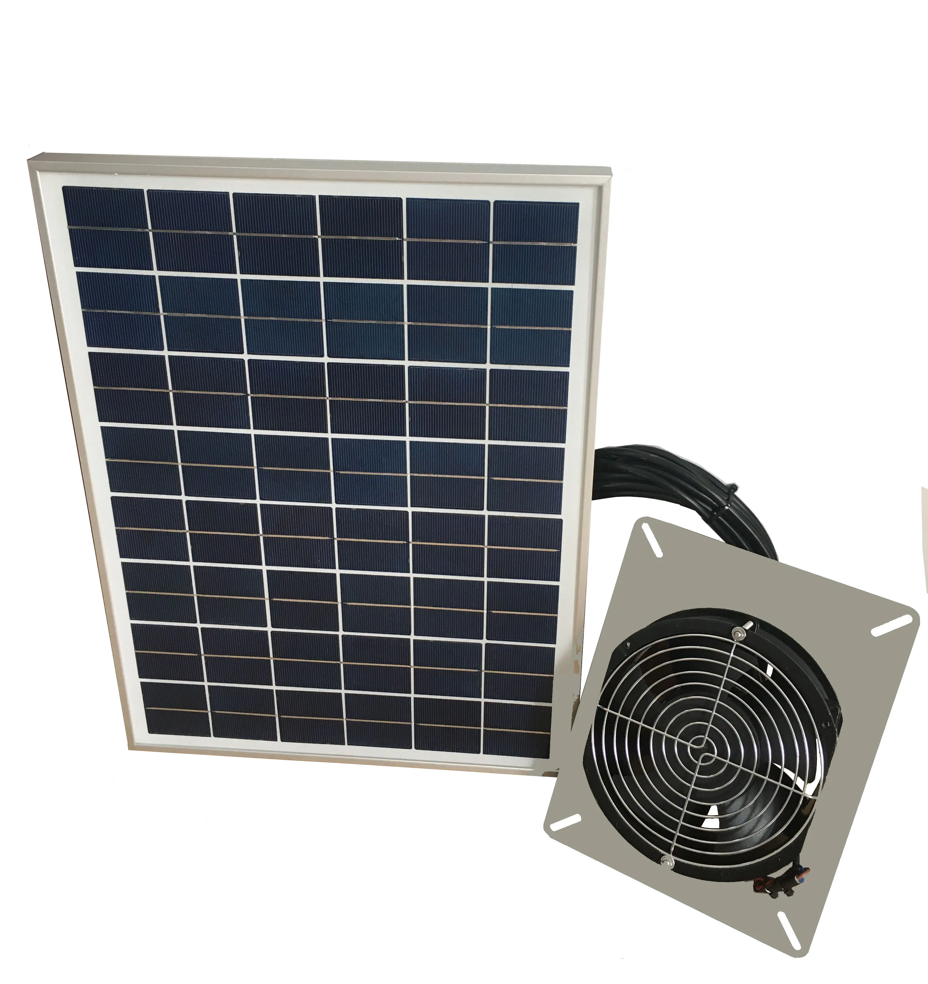 250CFM Stainless Steel Solar Powered Crawlspace Ventilator Subfloor Fan For  Basement Garage Attic Hydroponics Grow Tents
