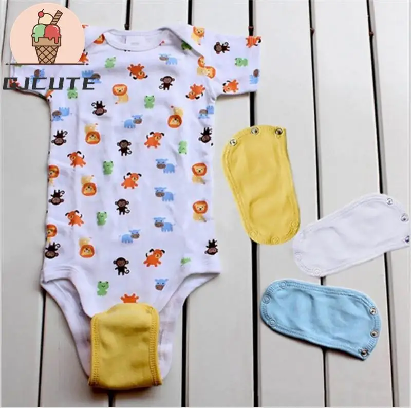 4 colors Baby Romper Crotch Extenter Child One Piece Bodysuit Extender Baby care 13*9cm
