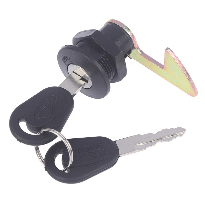 Short Hook Rear Tail Box Key Switch Lock for Motorcycle Quad ATV Go Kart Trunk Lock Accessories Motorcycle Rear Locks