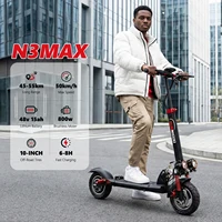Trottinette électrique Moteur 800W Batterie 48V13AH Siège amovible Trottinette électrique adulte Pneu 10 pouces Trottinette tout-terrain pliable pour trajets urbains 8