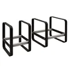 Cabinet Storage rack Kitchen Pot Plate Holder Multi-function Cooking Plate Pot Lid Dish Rack Chopping Board Bowl Metal Organizer 6