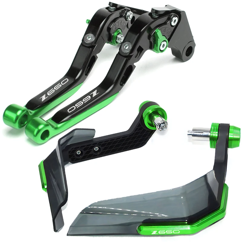 

For Kawasaki Z650 Z-650 2017 2018 2019 2020 2021 Accessories Motorcycle Brake Clutch Levers Handlebar Windshield Guard Protector