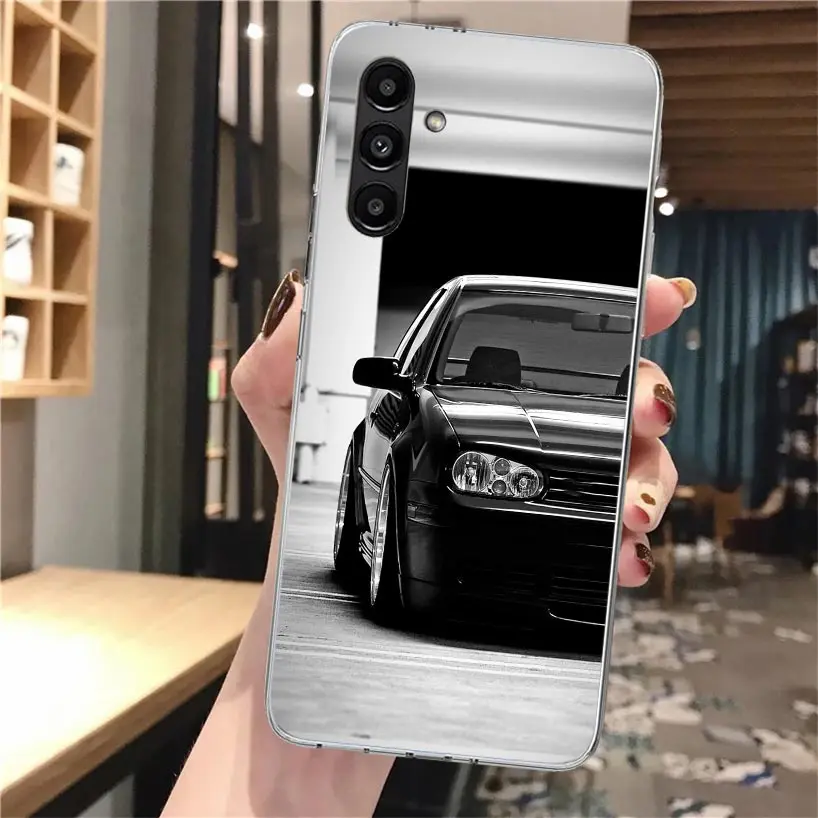 Sleek Golf Car Design Soft Phone Case