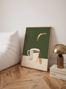 Coffee Canvas Wall Print 1