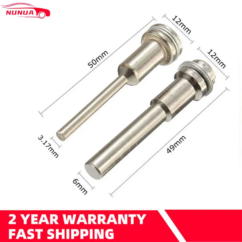 3.17/6mm Steel Mandrel Dremel Screw Mandrel Shank Cut-off Wheel 5Pcs Dremel For Rotary Tool Electric Grinding
