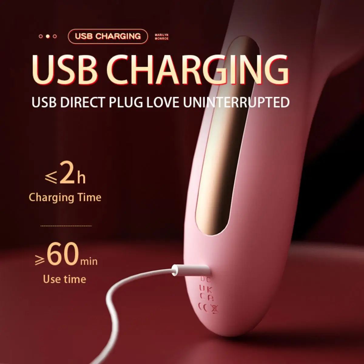 LILO Marilyn Vibration AV Stick Ten Frequency Sucking Vibration Stick Female Masturbator Adult Sex Products