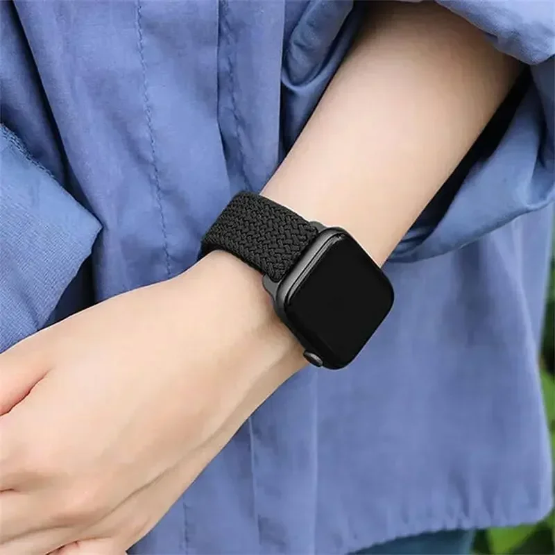 Braided Solo Loop Watch Band Strap in Premium Design