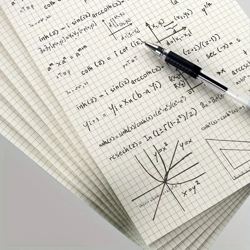 40 Sheets Graph Paper Graph Rule Dot Grid Notepad Computation Pads Drafting Paper Squared Blueprint Writing
