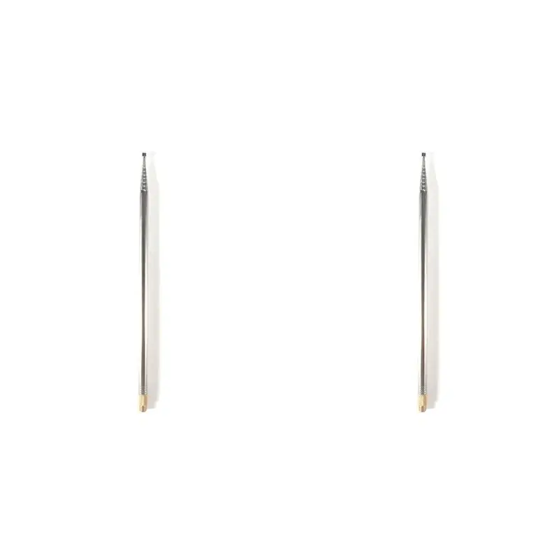 무선 통신용 FFYY-2Pcs 2.5M 스테인레스 스틸 휩 안테나 Pac-12 JPC-7 안테나