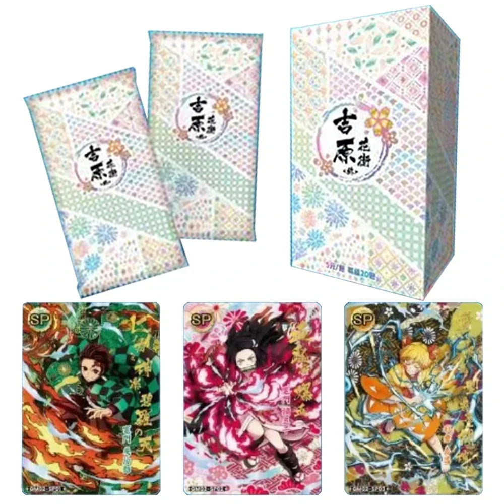 New Demon Slayer Cards Box Hobby Collection Tcg Anime Game Kamado Tanjirou Kamado Nezuko Character Card