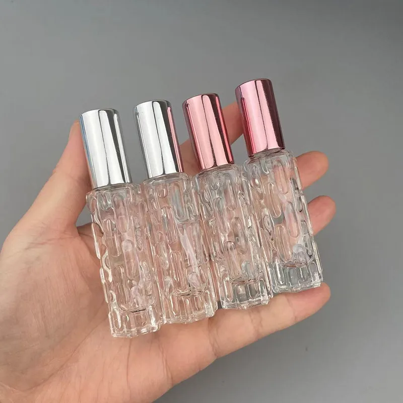 

5PCS/Pack 10ml Clear Glass Perfume Spray Bottles Atomizer Portable Mini Empty Sprayer Pump Cosmetic Container