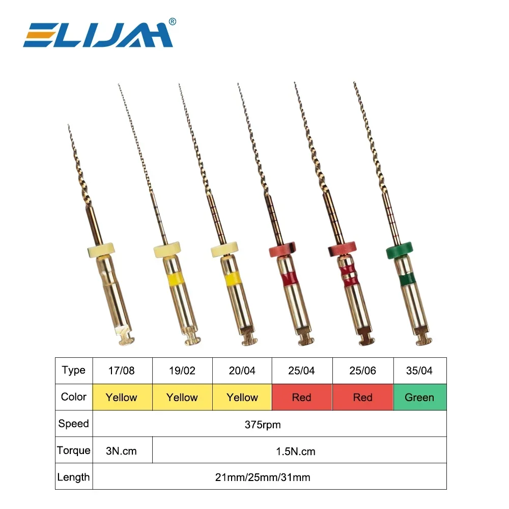 Dental Root Canal Files Set 6