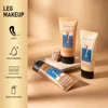 Leg Concealer Even Skin Waterproof Sweatproof All Day Long Lasting Leg Highlights Cream Cover Freckles Blemishes Natural Makeup 2