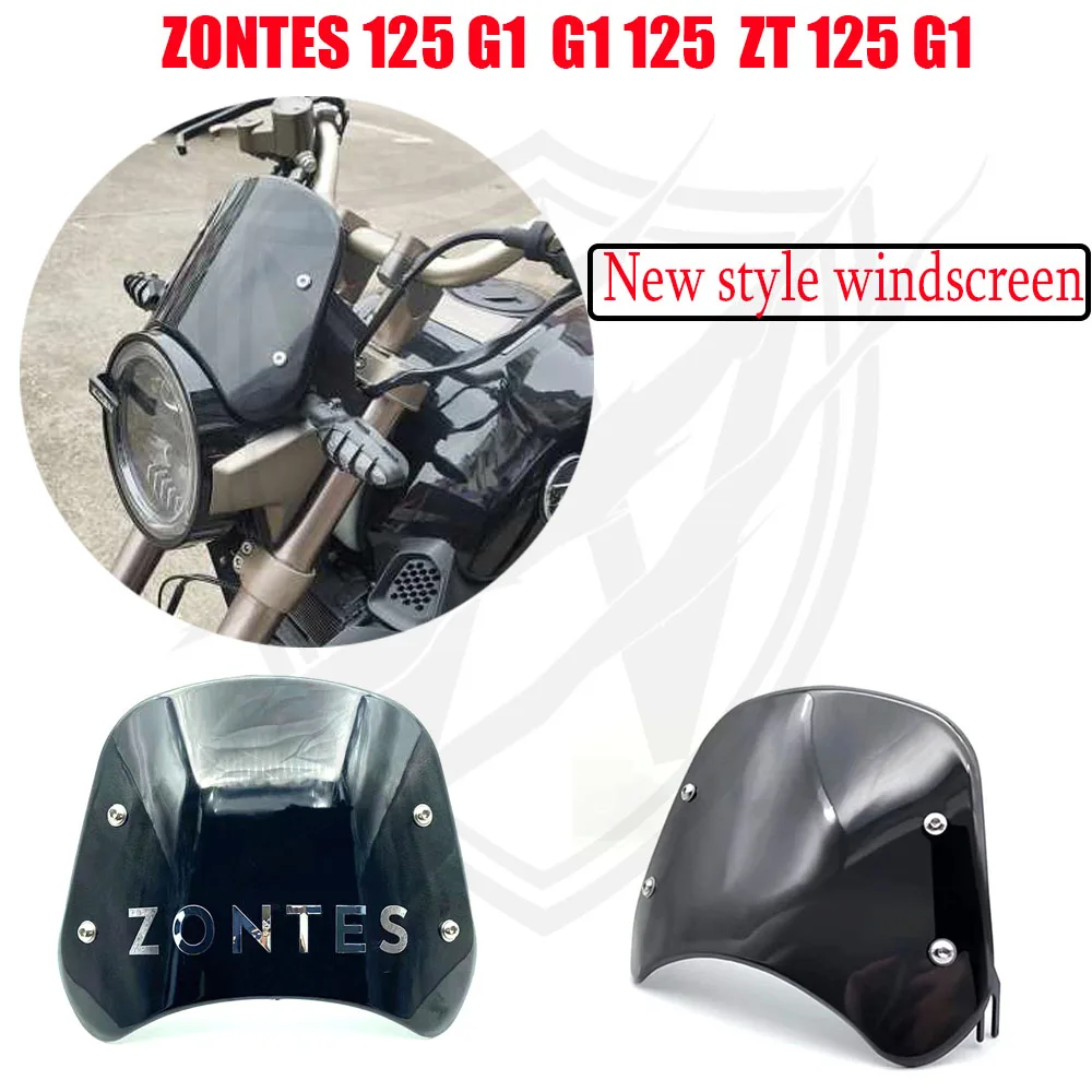 NewStyleRetroMotorcycleStyleWindshield2022FORZontesG1125G1
