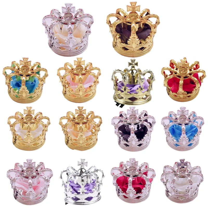 

2024 New Princess 3D Artificial Rose Flower Cosplay Hair Accessories
