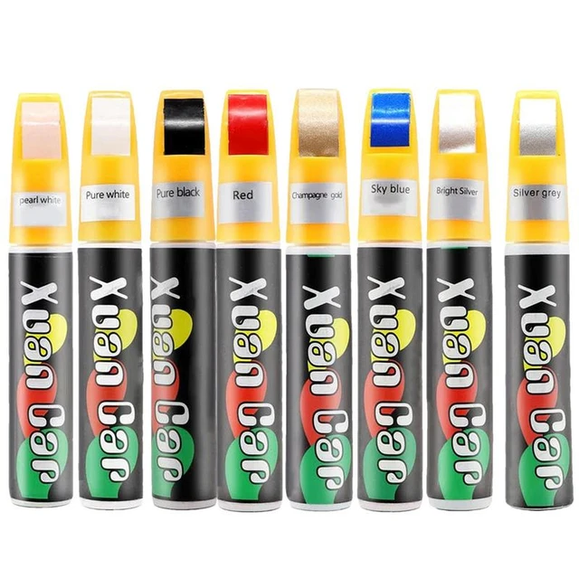 8 Colors 12ml New Professional Car Paint Repair Pen Waterproof Fix It Pro  Clear Car Scratch Remover Painting Pens